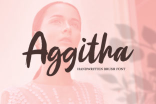Aggitha: A Handwritten Typeface with Editorial Charm