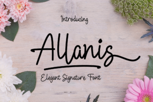 Allanis Font: A Delightful Display Typeface for Digital Design