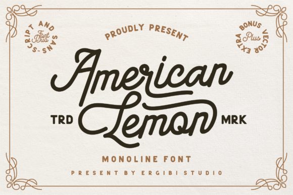 American Lemon Font: A Vintage Typeface That Elevates Campaign Design