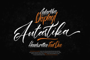 Antartika Duo: A Handwritten Typeface for Bold Web Design