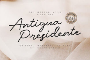 Antigua Presidente: A Handwritten Typeface for Modern Web Design