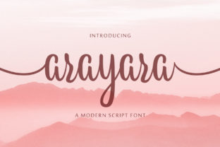 Arayara: A Handwritten Font for Editorial Elegance