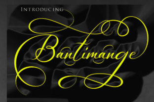 Bantimange: A Bold Script Font for Digital Design