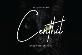 Centhil: A Bold Script Font for Editorial Design
