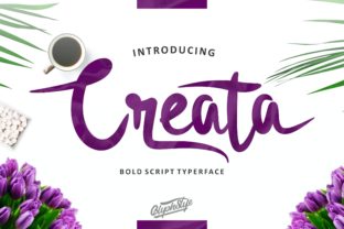 Creata: A Modern Script Font for Editorial Design