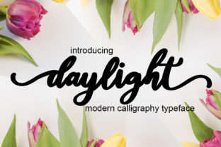 Daylight Font: A Playful Script for Crafting and Selling