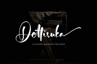 Dettiruka Font: A Handwritten Typeface That Elevates Web Design