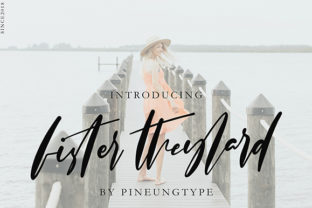 Fister Theylard: A Bold Script Font for Business Branding