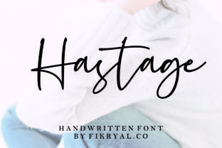 Hastage: A Handwritten Font with Heart for Craft Projects