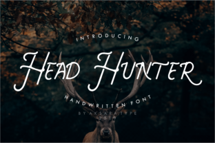 Head Hunter Font: A Vintage-Style Typeface for Editorial Design