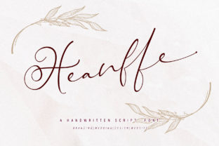 Heanffe: A Handwritten Typeface for Thoughtful Editorial Design