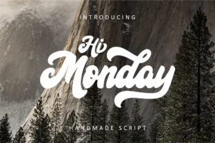 Hi Monday Font: A Bold Handwritten Typeface for Branding Magic