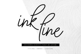 Ink Line: A Handwritten Typeface for Editorial Elegance