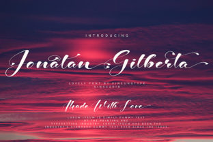 Jonatan Gilberta: A Handwritten Font for a Professional Brand