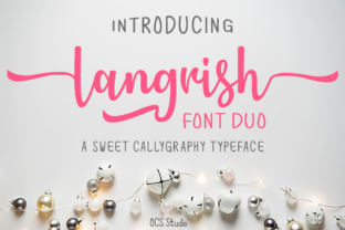 Langrish Duo: A Charming Typeface for Modern Web Design