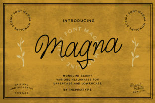 Magna: A Handwritten Font That Commands Attention