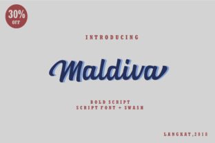 Maldiva: A Handwritten Font for Elegant Editorial Design