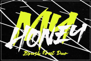 My Honey: A Modern Brush Typeface for Creative Branding