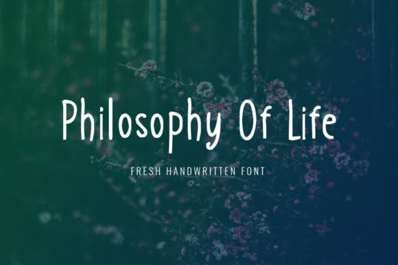 Philosophy of Life Font for a Strong Brand Identity