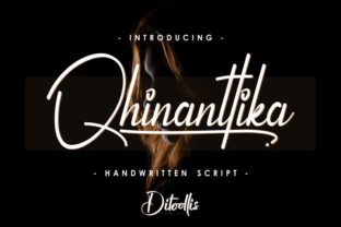 Qhinanttika: A Handwritten Typeface for Editorial Elegance