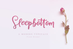 Sleepbottom: A Handwritten Typeface That Adds Romance to Your Brand