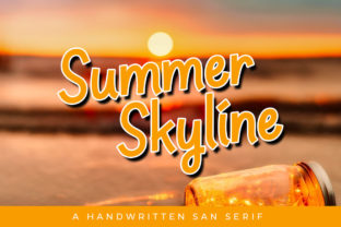 Summer Skyline: A Charming Font for Your Brand