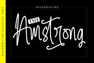 The Amstrong Font: A Playful Typeface for Bold Digital Design