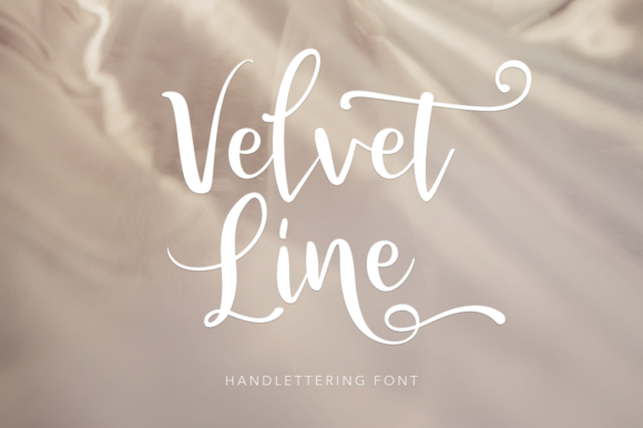 Velvet Line: A Handwritten Font That Adds Elegance to Every Craft
